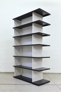 Minimalistic Metal Shelving Unit or Room Divider by Wim Rietveld, 1960s