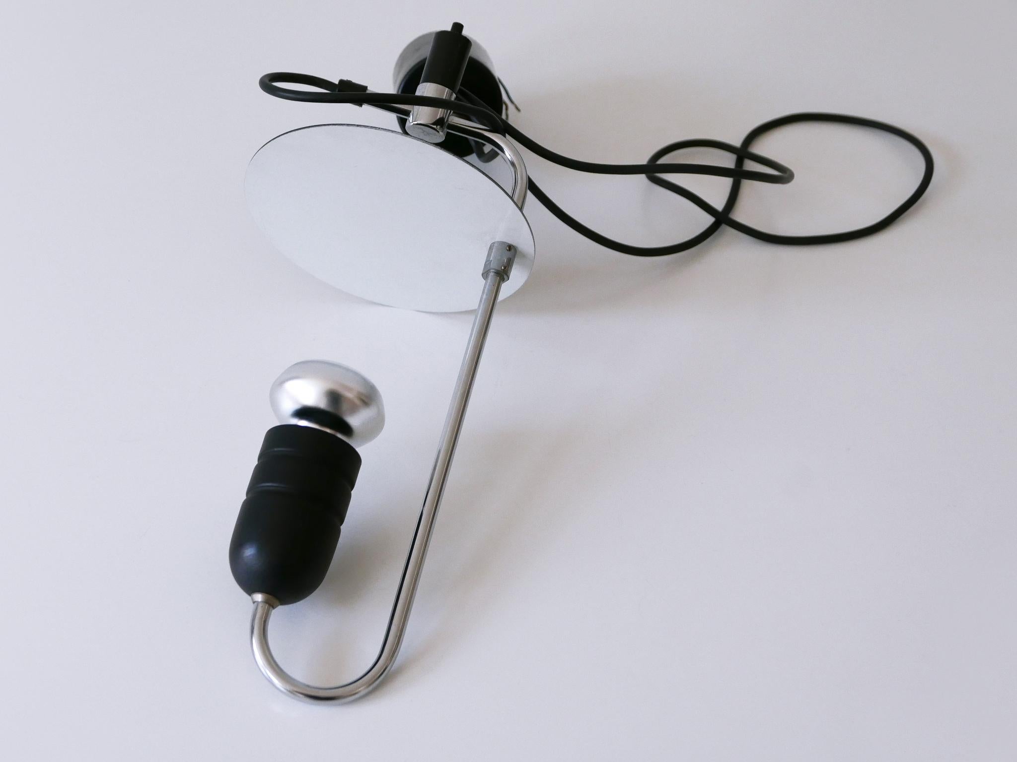 Lampada a sospensione minimalista del Mid Century Modern o luce a sospensione Italia anni '70 in vendita 12
