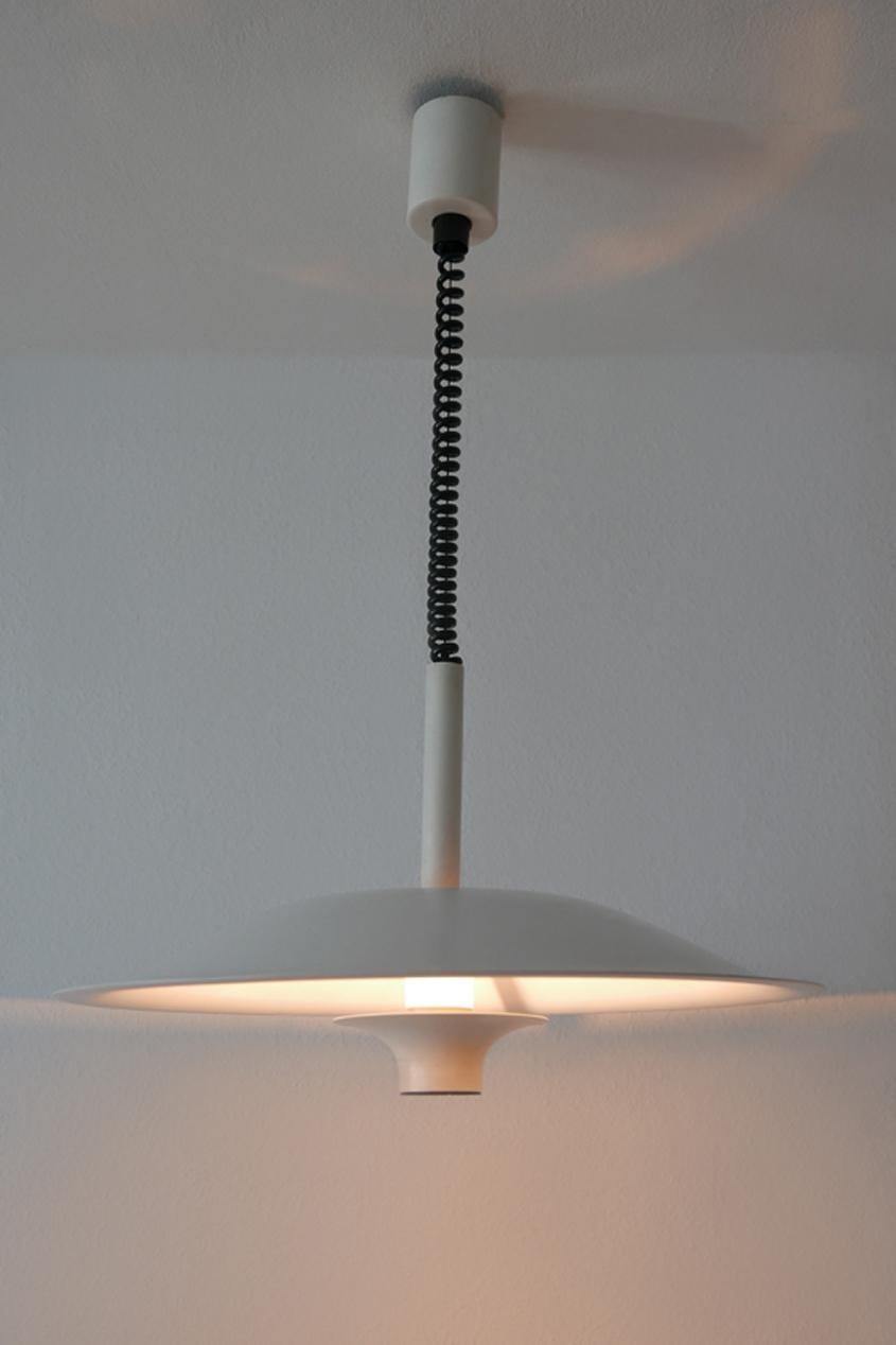 Late 20th Century Minimalistic Midcentury Pulldown Pendant Lamp or Hanging Light, 1980s, Denmark For Sale