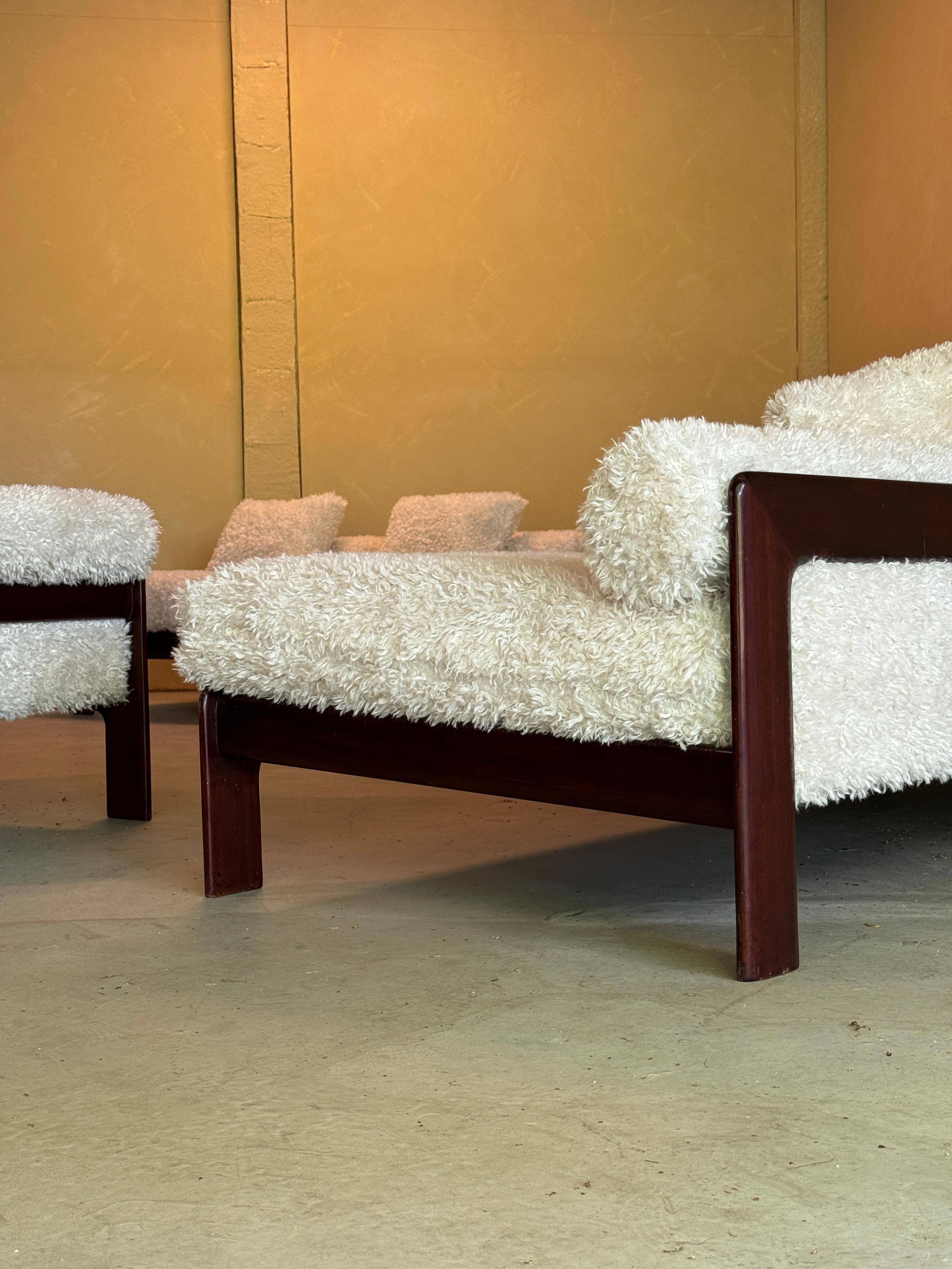 Canapé modulaire minimaliste de Waldmann, Gölz & Schmidt pour Durlet, années 1970 en vente 3