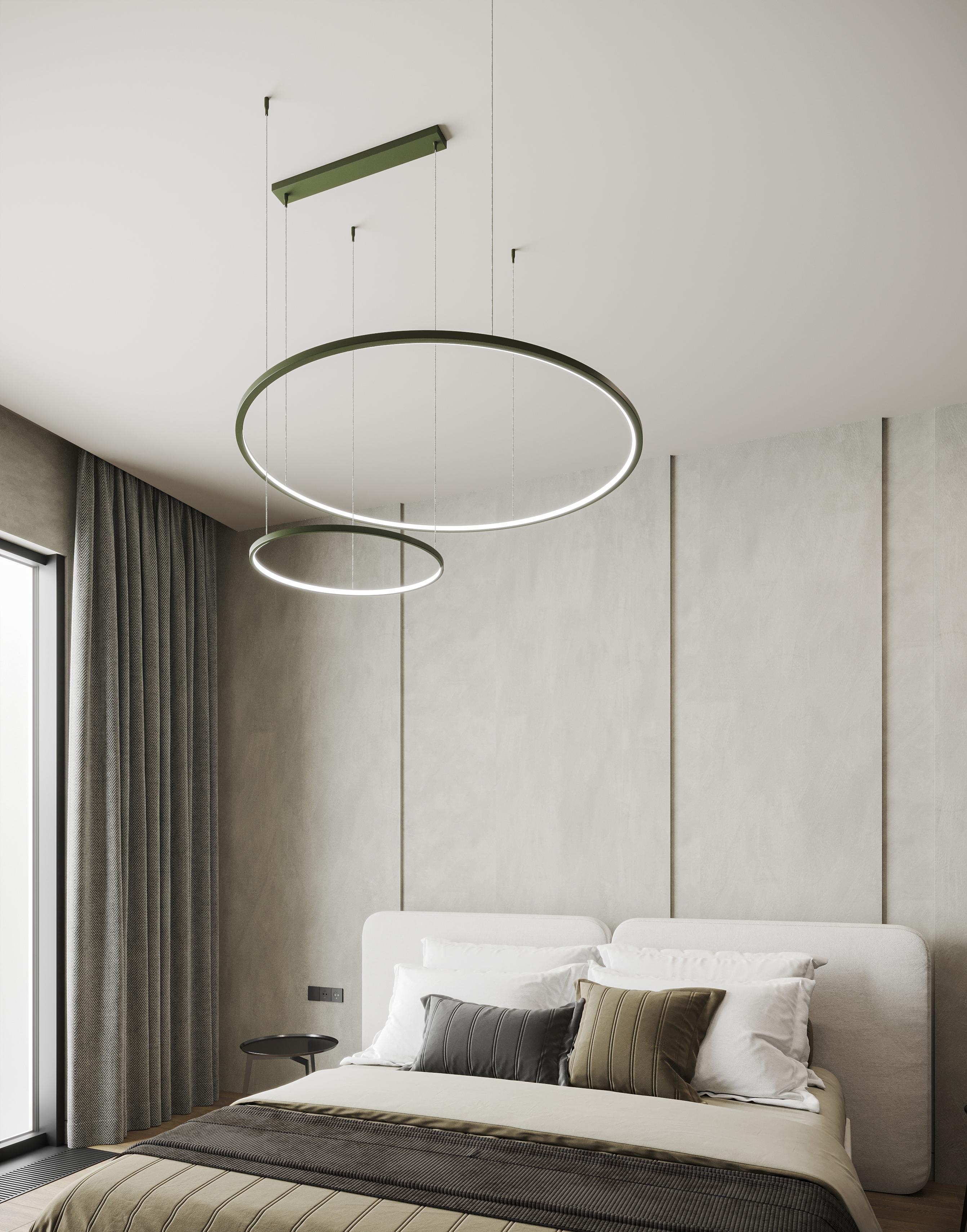 Ukrainian Minimalistic Pendant, Ceiling Lamp Modern Style For Sale