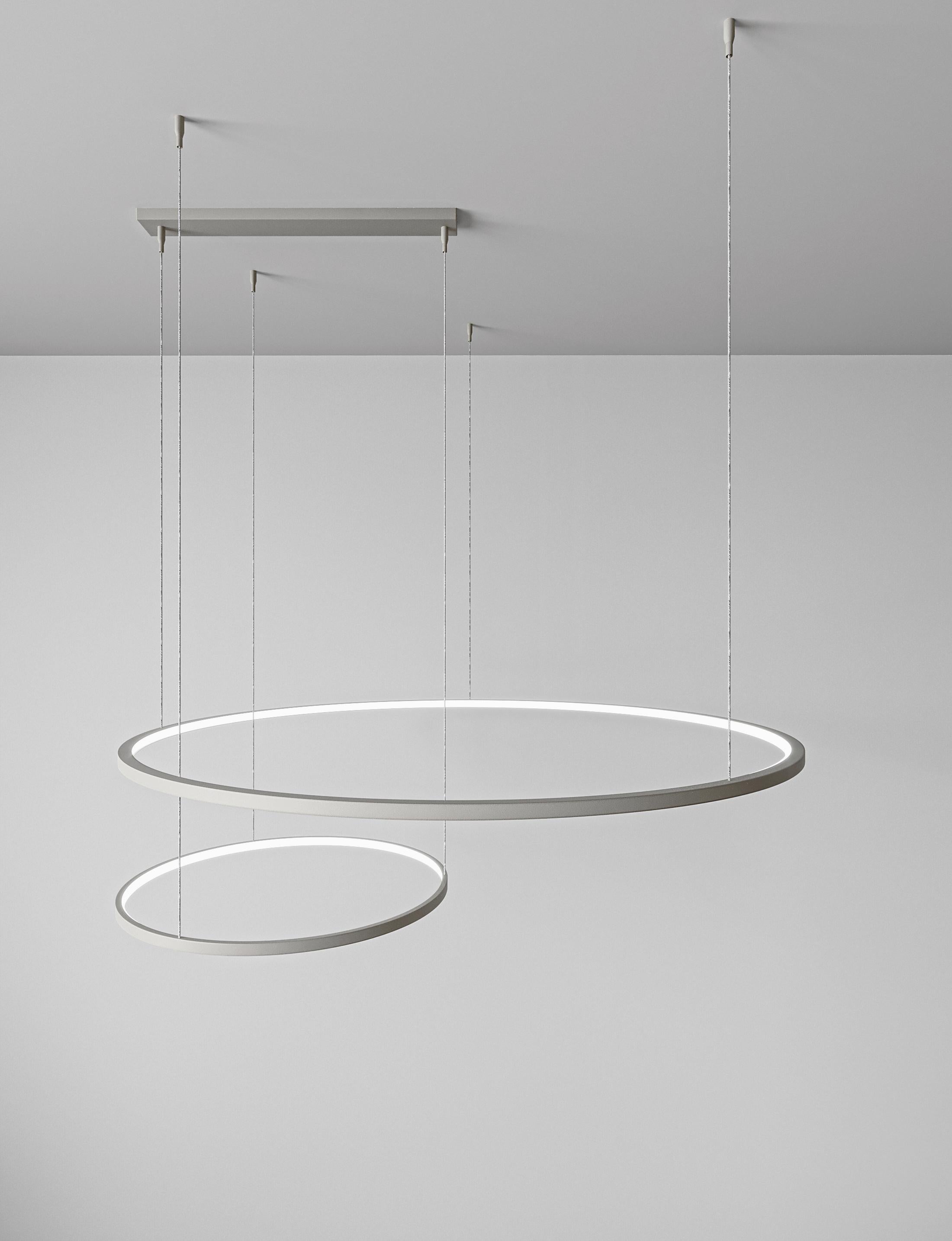 Aluminum Minimalistic Pendant, Ceiling Lamp Modern Style For Sale