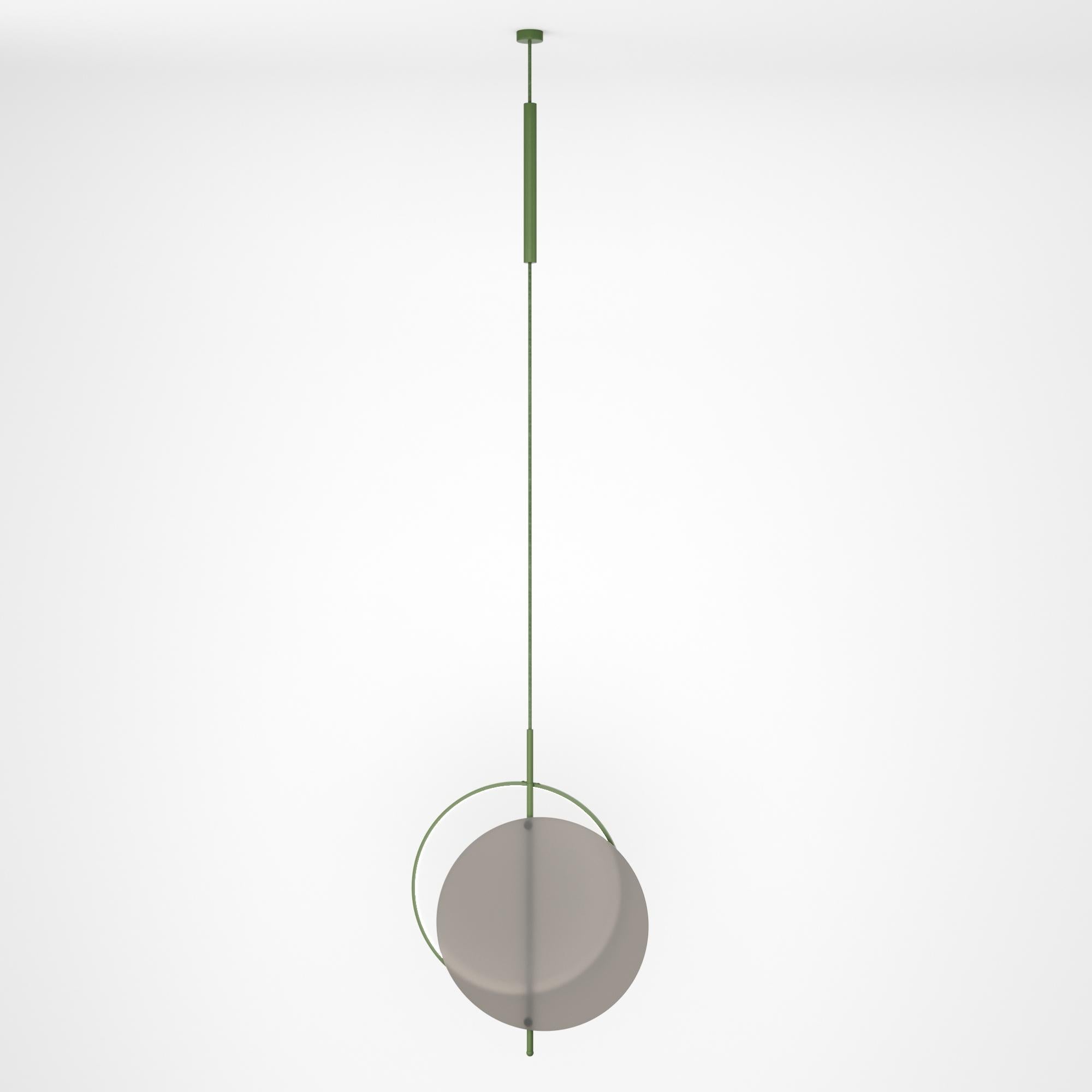 Lampe à suspension minimaliste, édition en verre, style moderne en vente 4