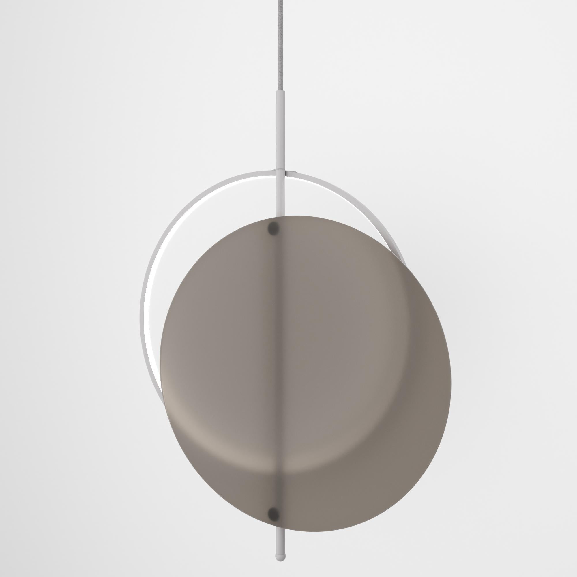 Lampe à suspension minimaliste, édition en verre, style moderne en vente 5