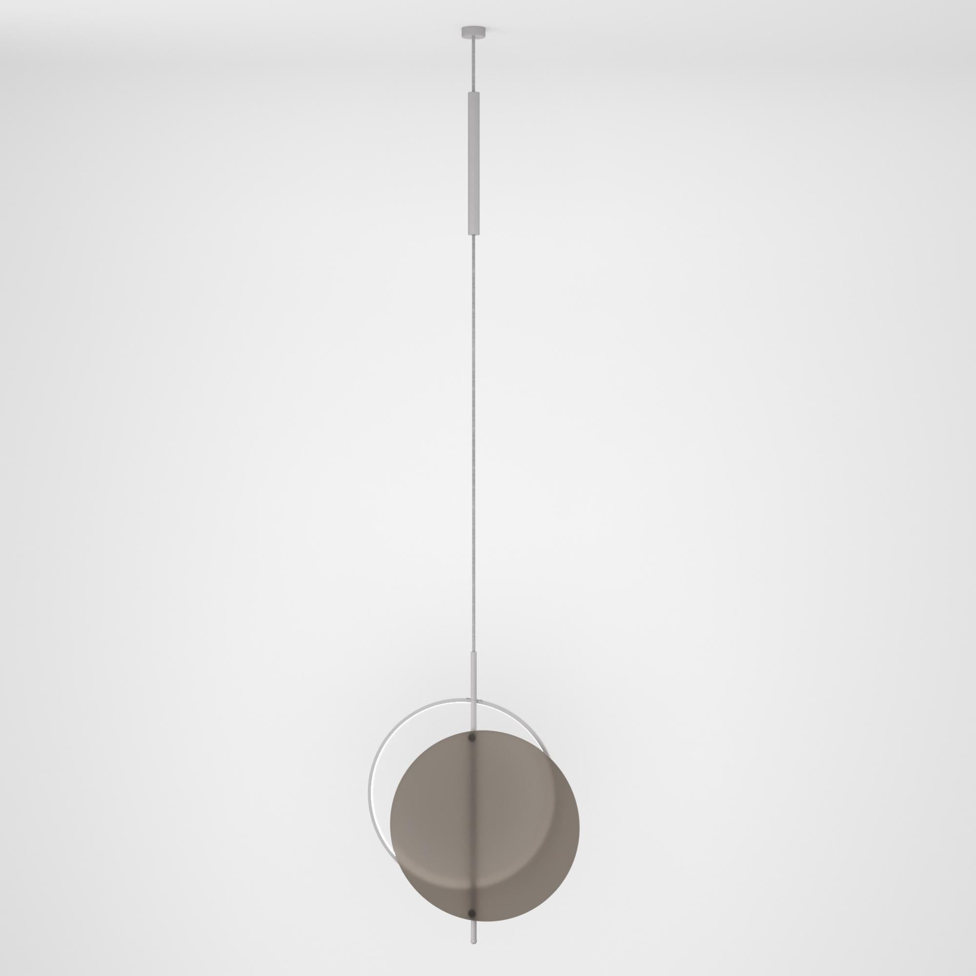 Lampe à suspension minimaliste, édition en verre, style moderne en vente 6