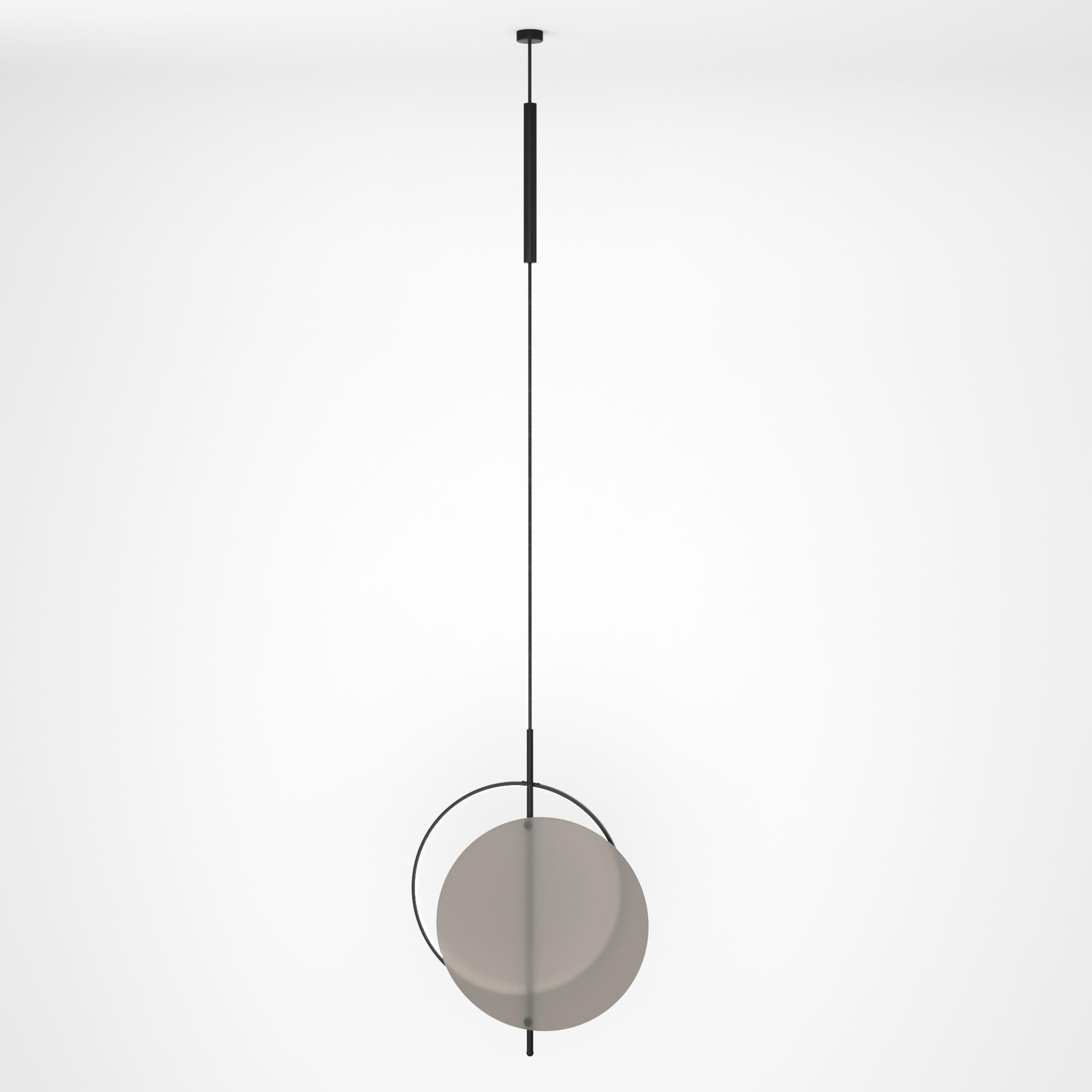 Lampe à suspension minimaliste, édition en verre, style moderne en vente 8