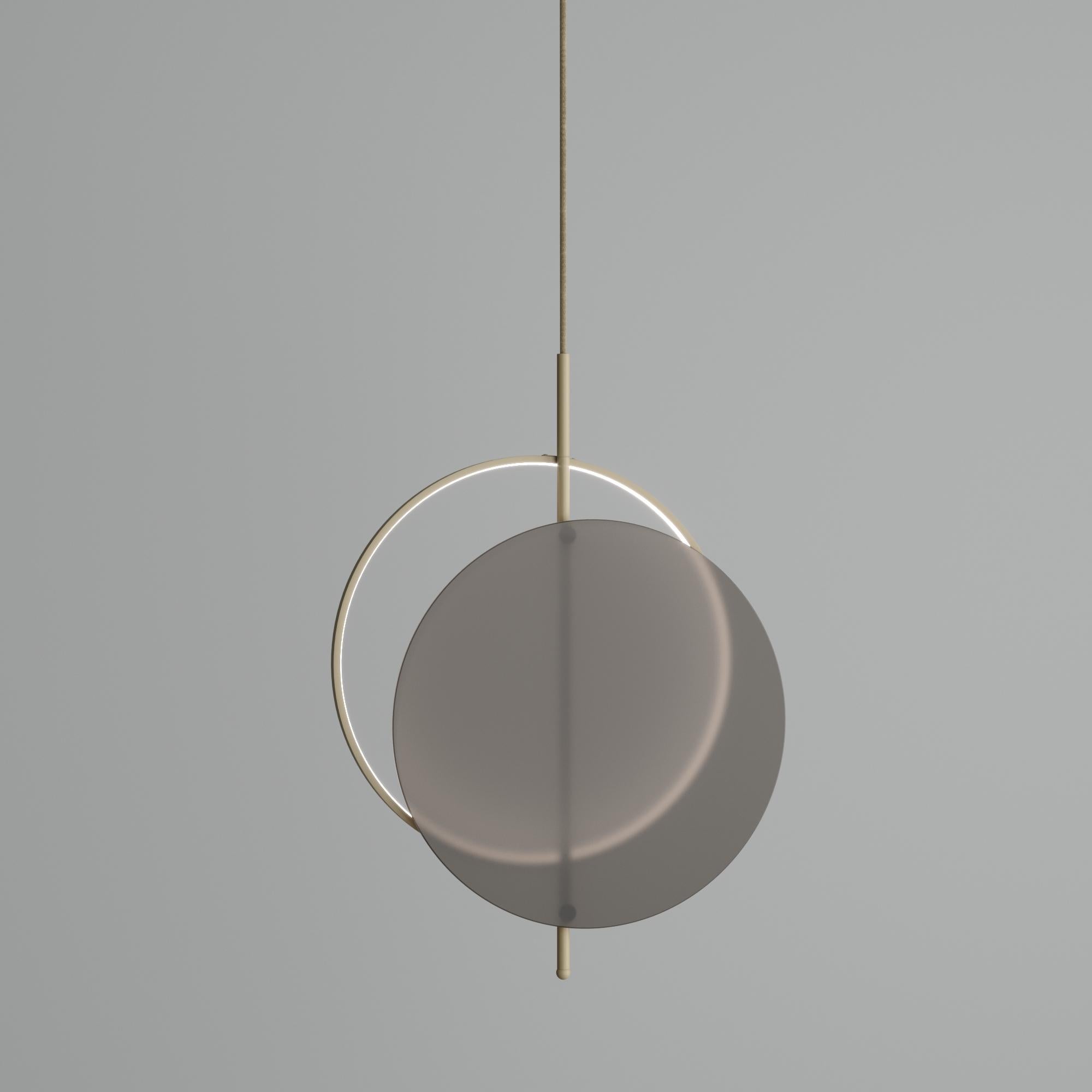 Ukrainian Minimalistic Pendant Lamp, Glass Edition, Modern Style For Sale