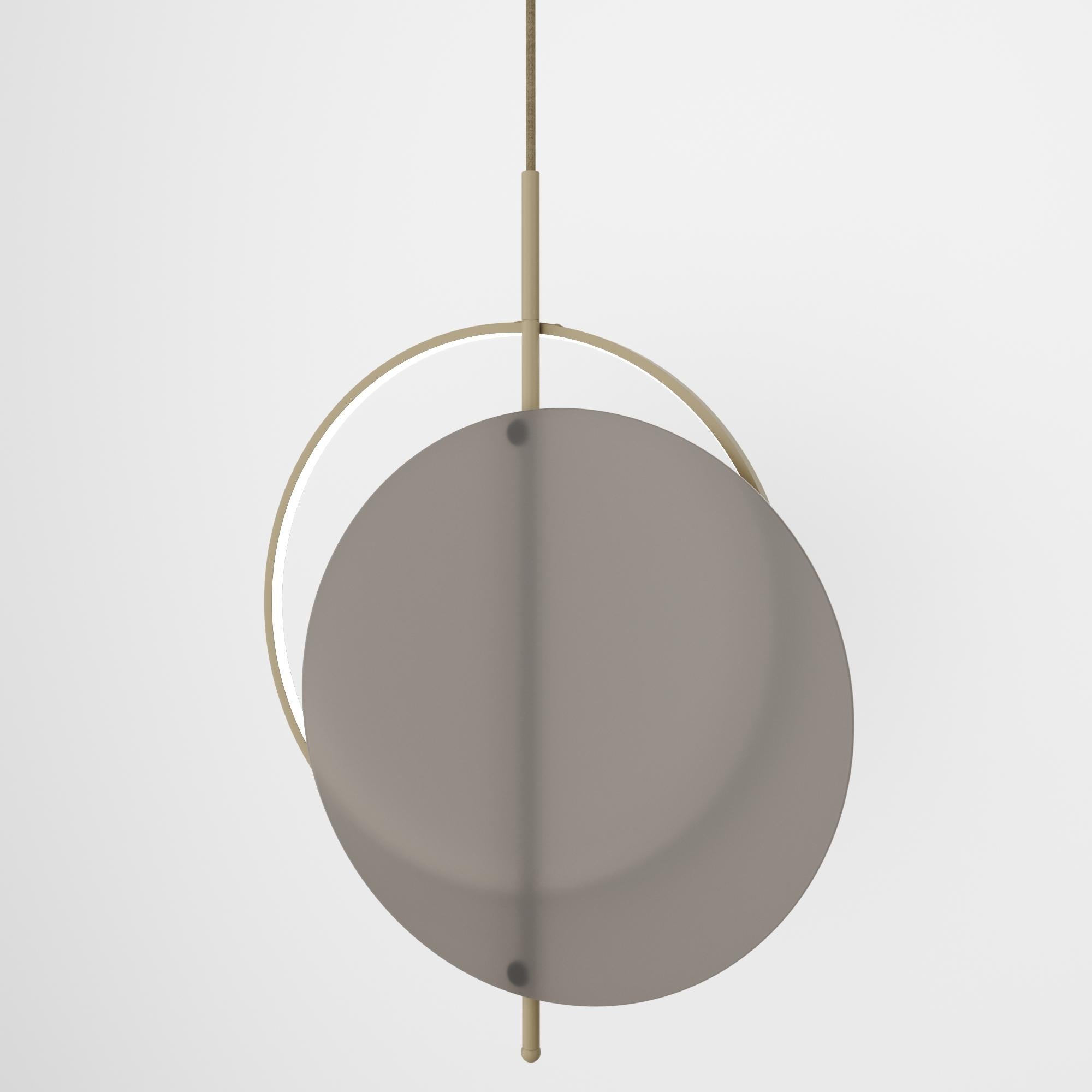 Contemporary Minimalistic Pendant Lamp, Glass Edition, Modern Style For Sale