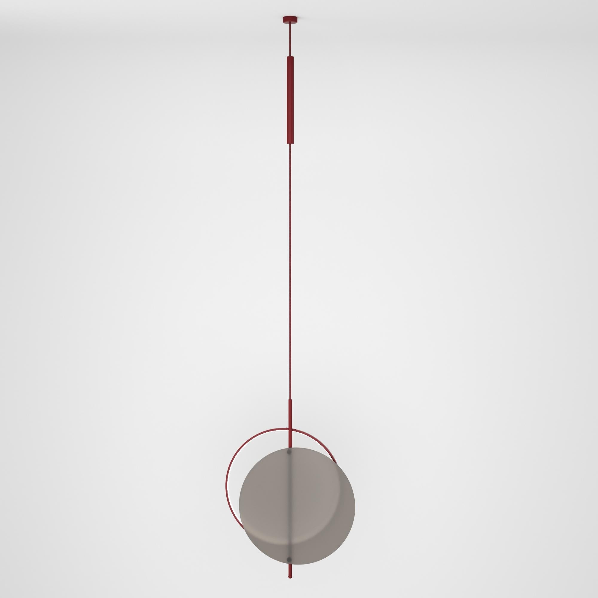 Minimalistic Pendant Lamp, Glass Edition, Modern Style For Sale 1