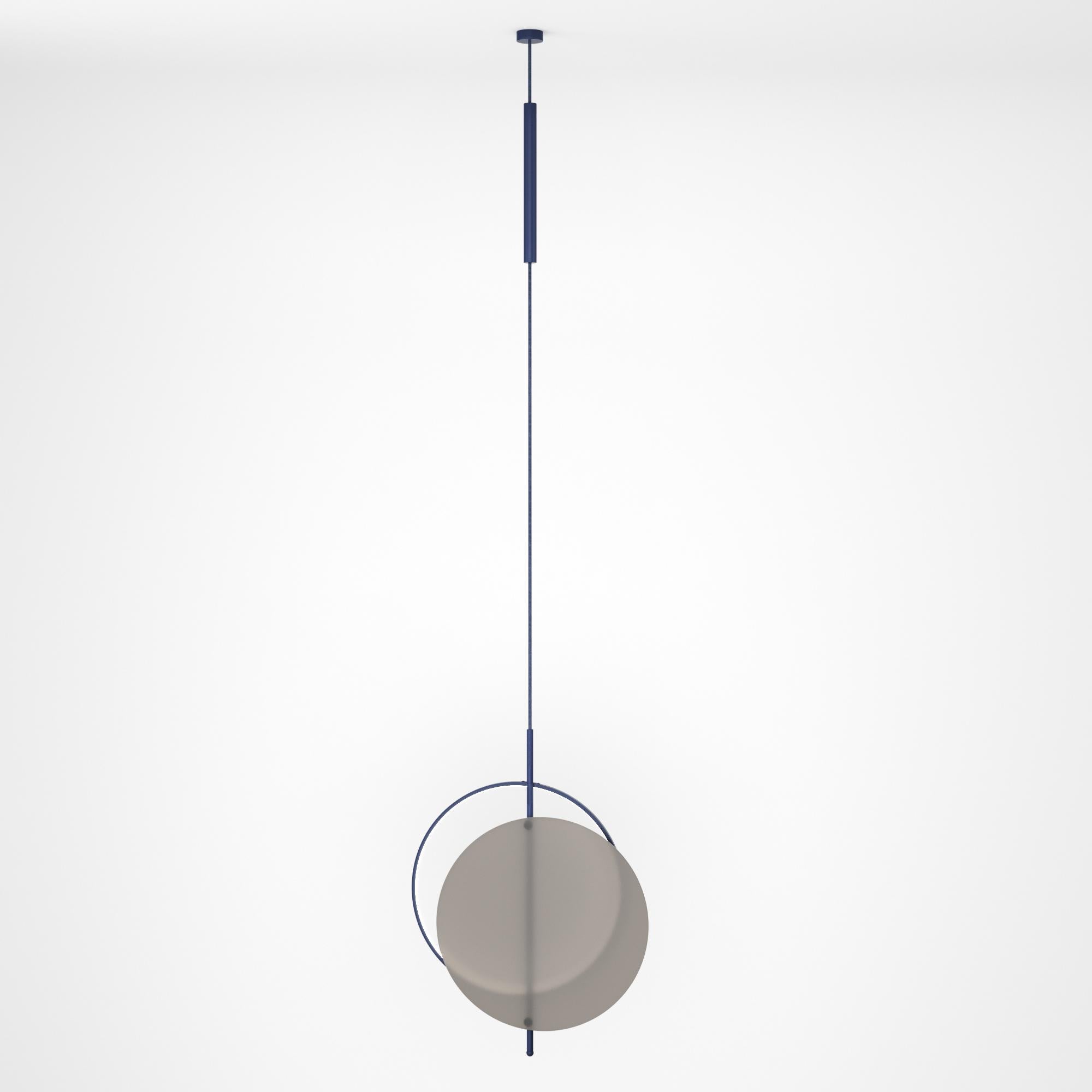 Lampe à suspension minimaliste, édition en verre, style moderne en vente 2