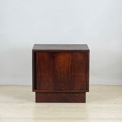 Minimalistic Rosewood Night Stand or Small Cabinet
