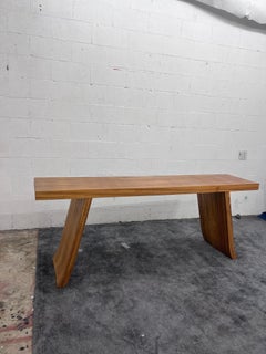 Minimalistic Scandinavian Style Teak Console/Entryway Table