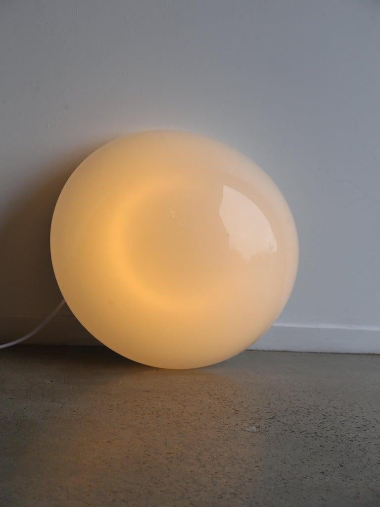 Mid-Century Modern Minimalistic Semisferma Wall or Ceiling Light by Elio Martinelli, 1970s For Sale