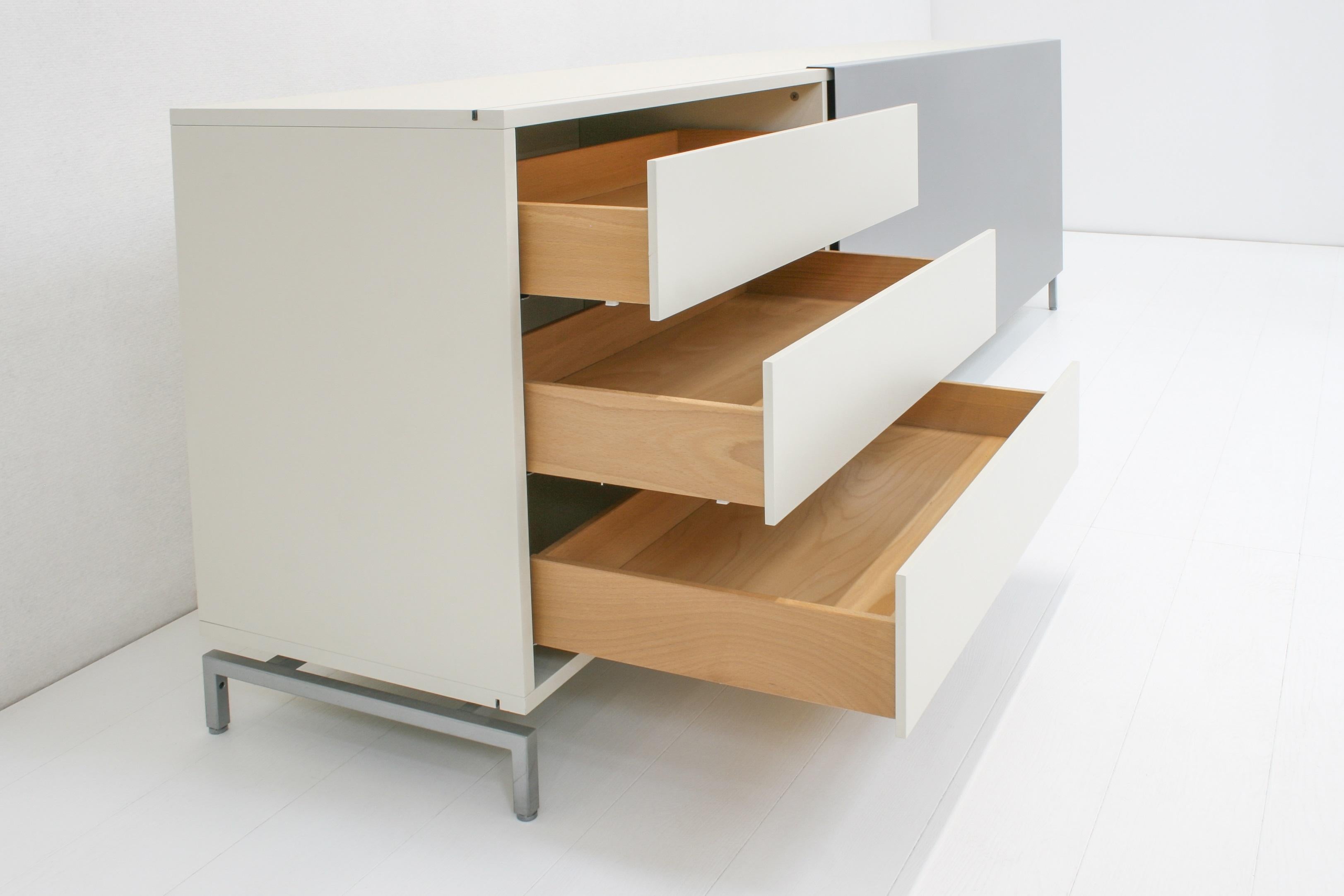 Minimalistic Slide Series Sideboard by Shigeru Uchida for Pastoe 3