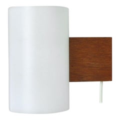 Minimalistic Swedish Wall Lamp Designed by Uno & Östen Kristiansson, 1960s