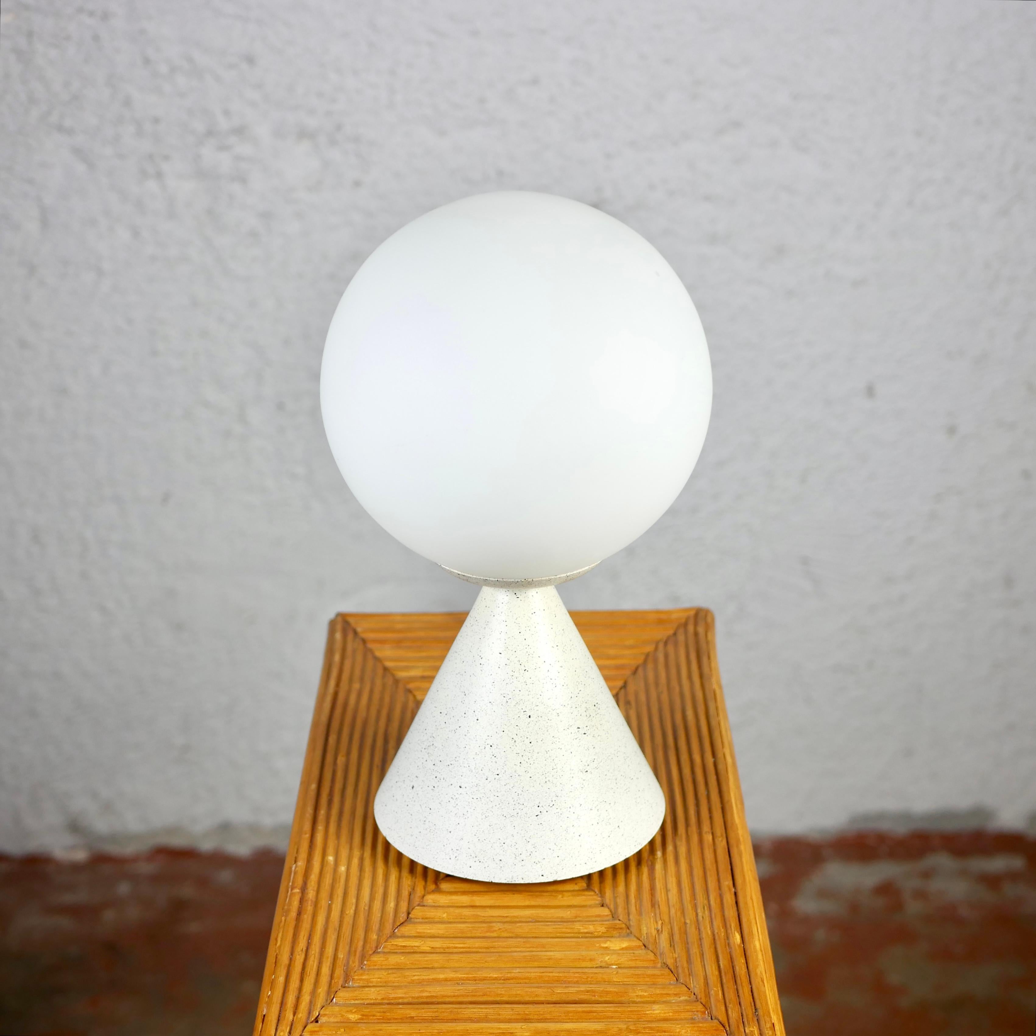 Postmoderne Lampe de table minimaliste de SCE, France, années 1980 en vente