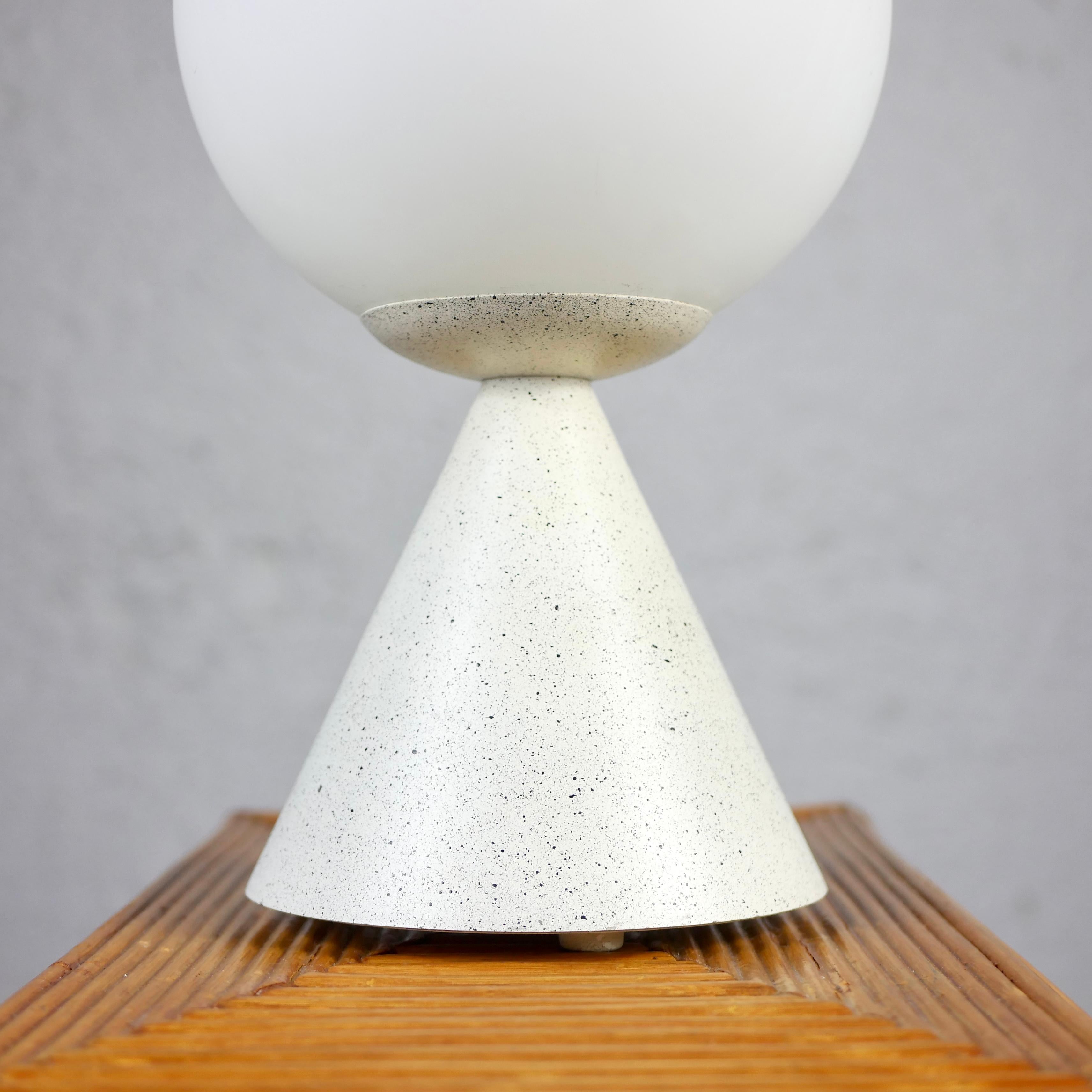 French Minimalistic table lamp by SCE, France, 1980s For Sale