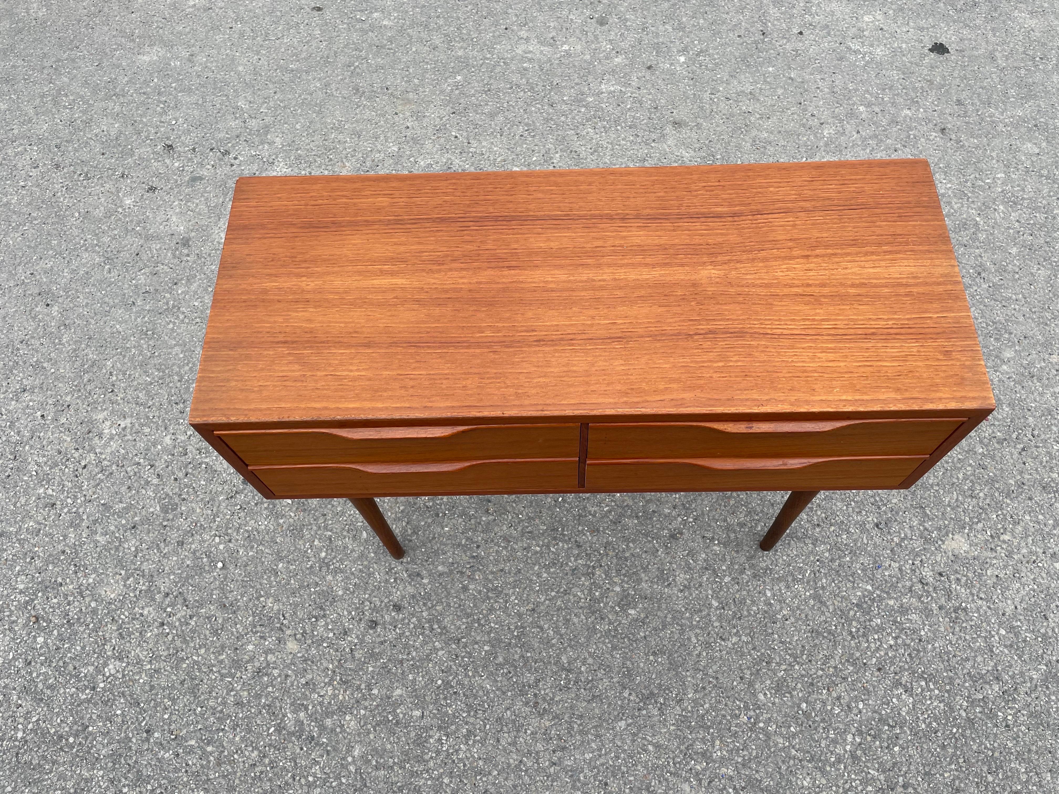 Minimalistic Teak Dresser by Kai Kristiansen from the FM System, 1960’s 2