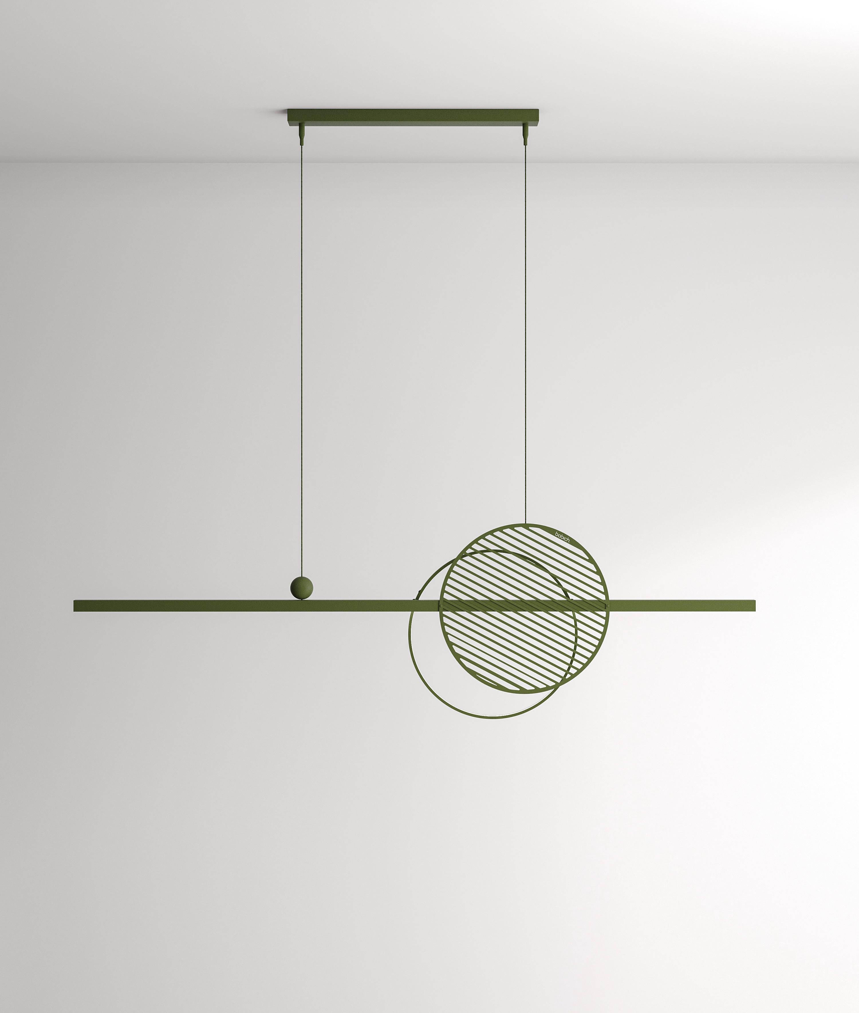 Minimalistic Ukraine Ceiling Lamp, Glass Edition, Modern Style For Sale 1