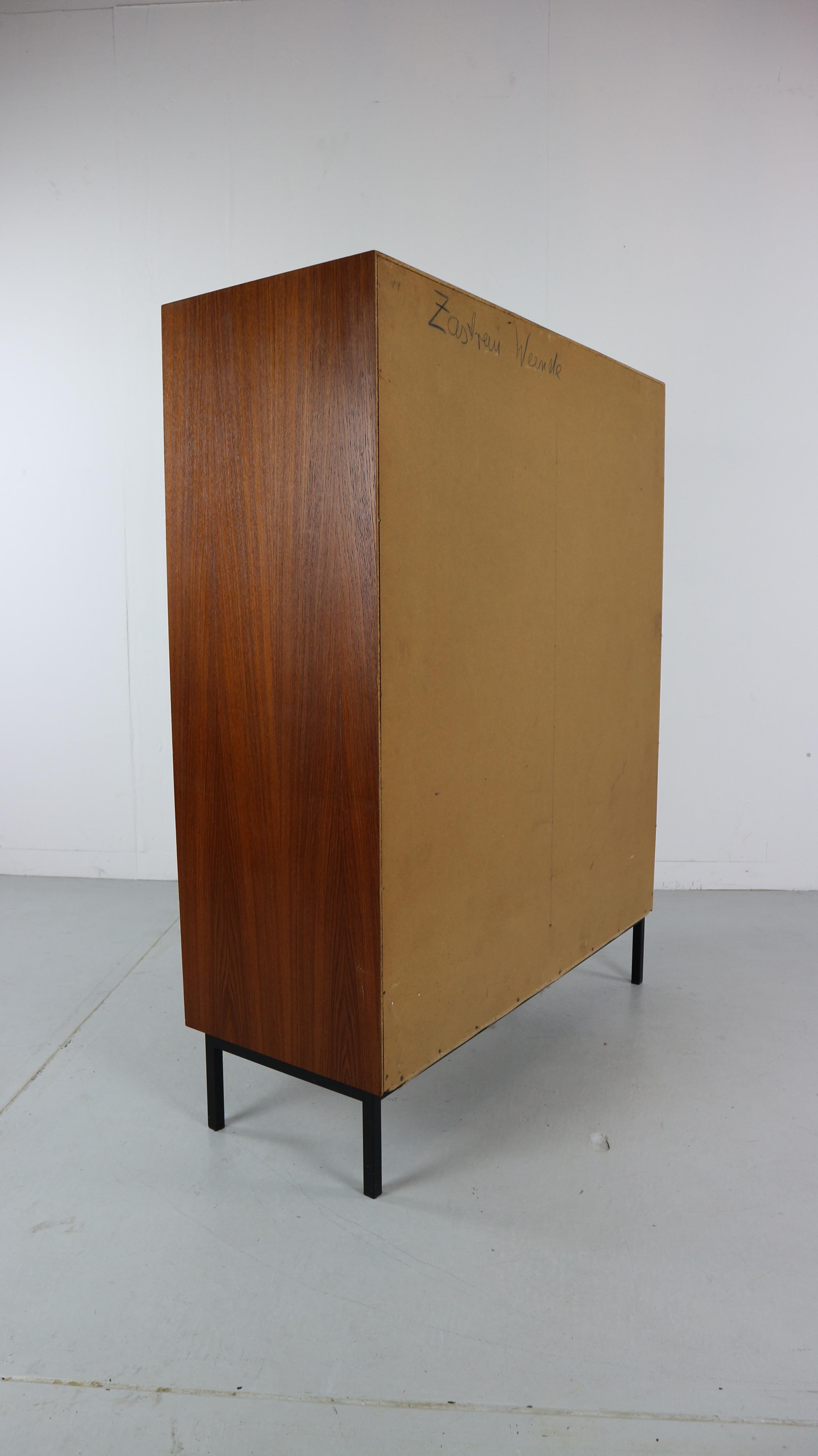 Minimalistic Vintage Teak Cabinet, 1970s 10