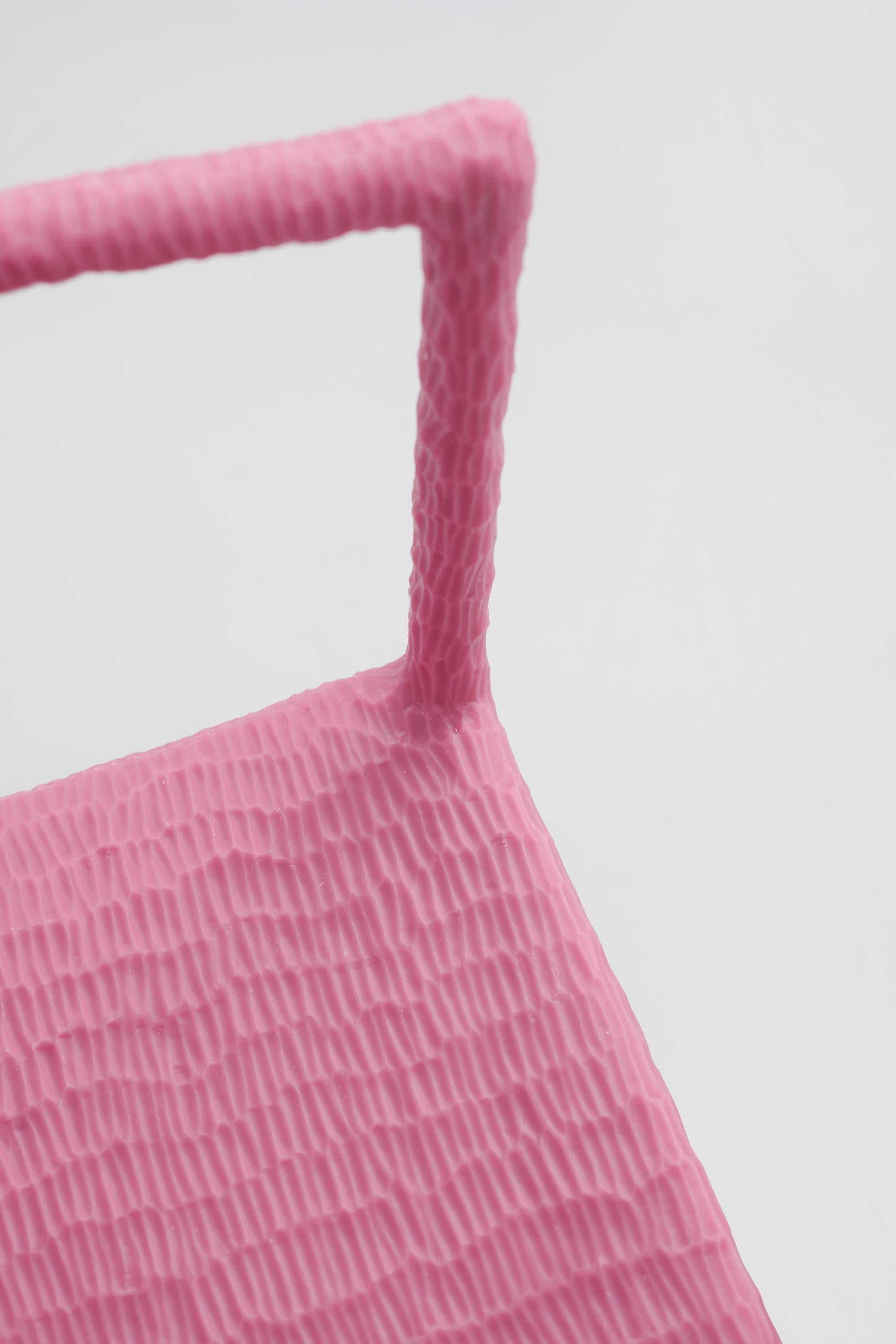 Post-Modern Contemporary Pink Chair, Minimum by Objects of Common Interest For Sale