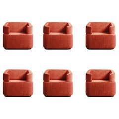 Fauteuil pivotant Minio, 'Set of 6' (ensemble de 6)