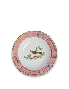 Miniscalchi Soup and Dinner Plate Set, 100% Porcelain by La DoubleJ, Italy