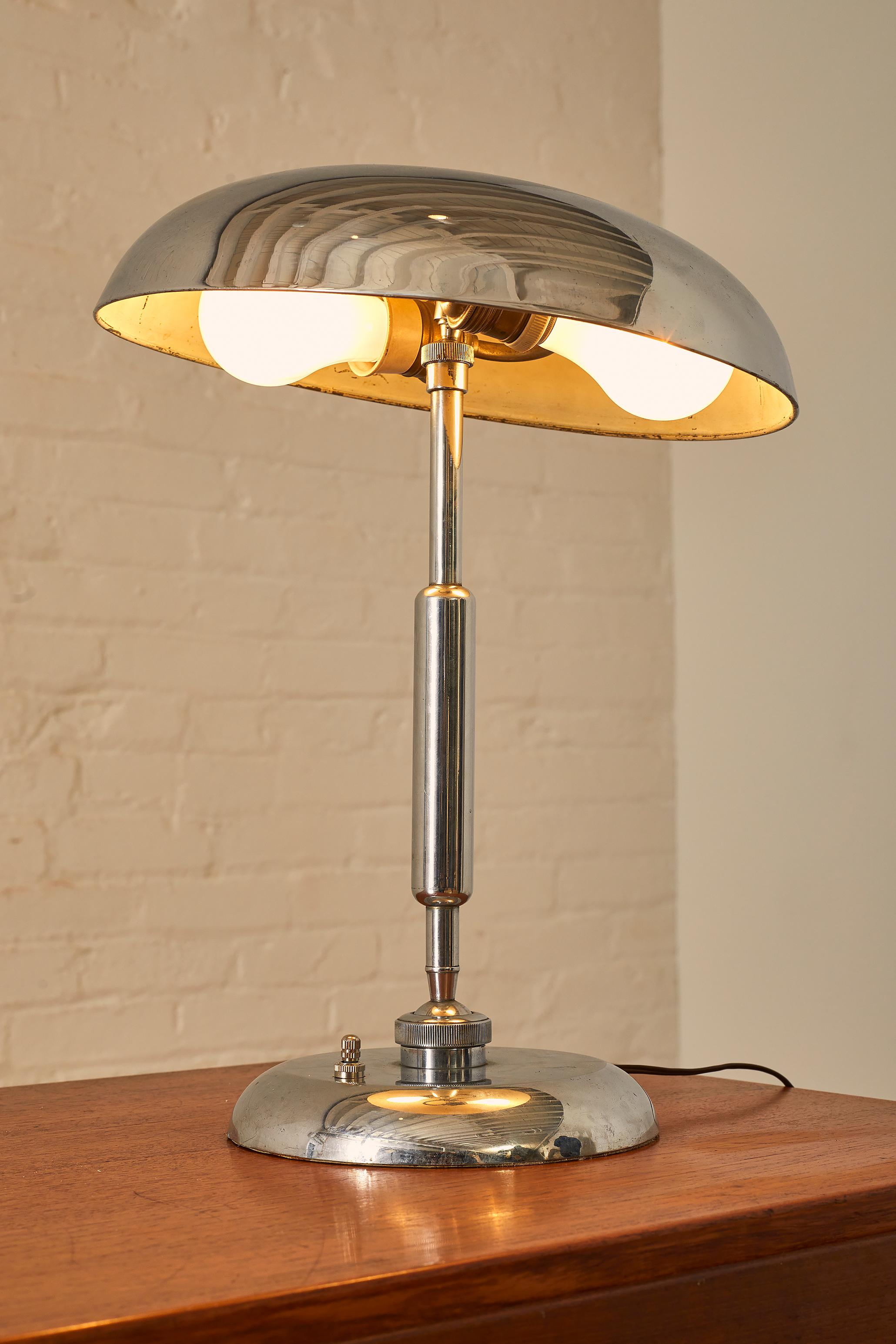 Metal Ministerial Lamp by Giovanni Michelucci