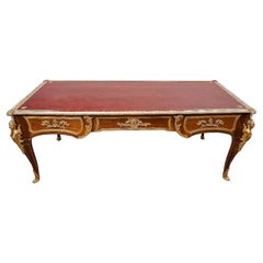 Antique Minister's Desk, Regence Style, Late 19th Century or Early 20th Century.