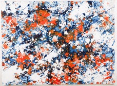 Huile sur toile abstraite originale de Minjie Sun « Disorderly 6 »