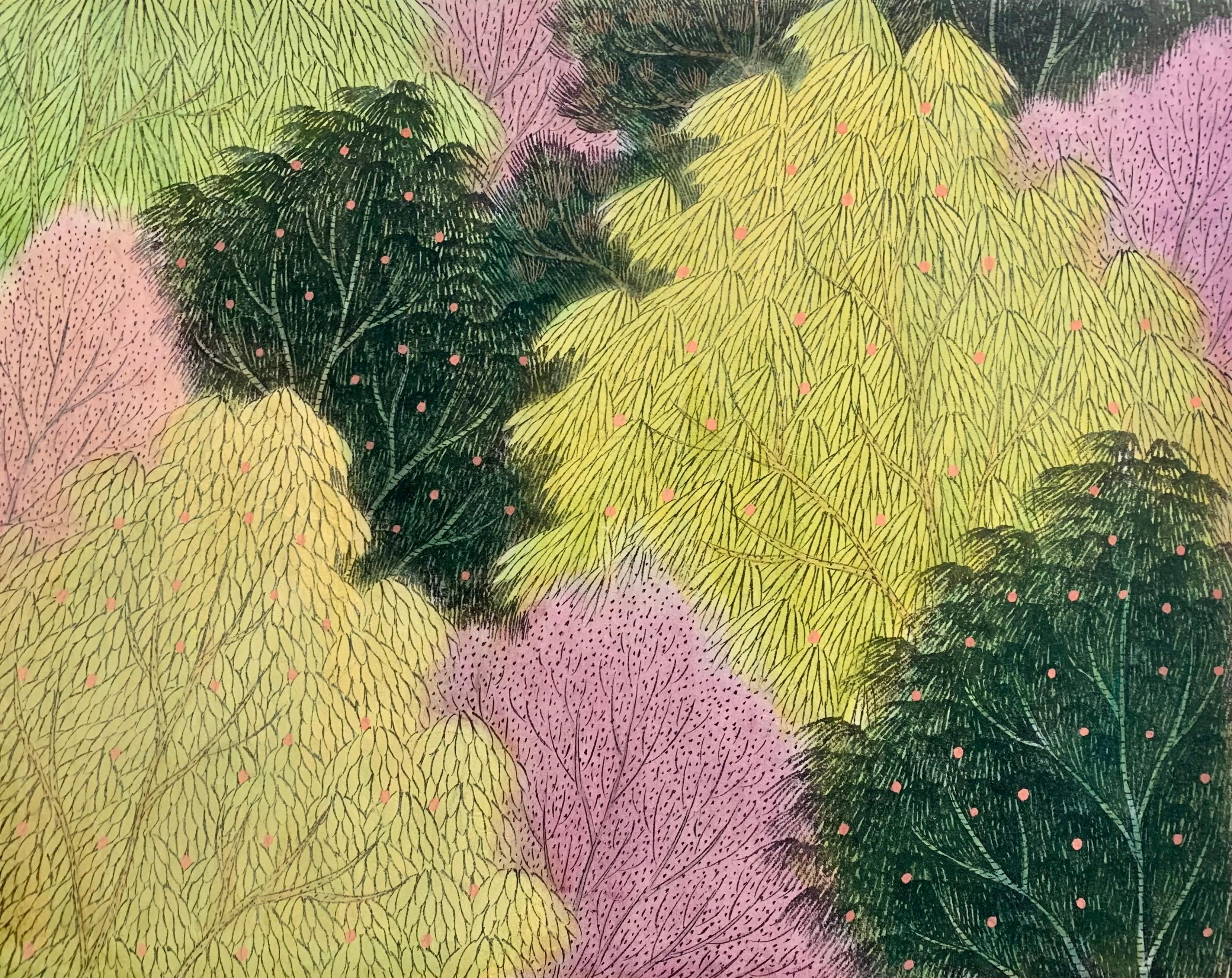 Minjoo Kim Landscape Painting - Forest