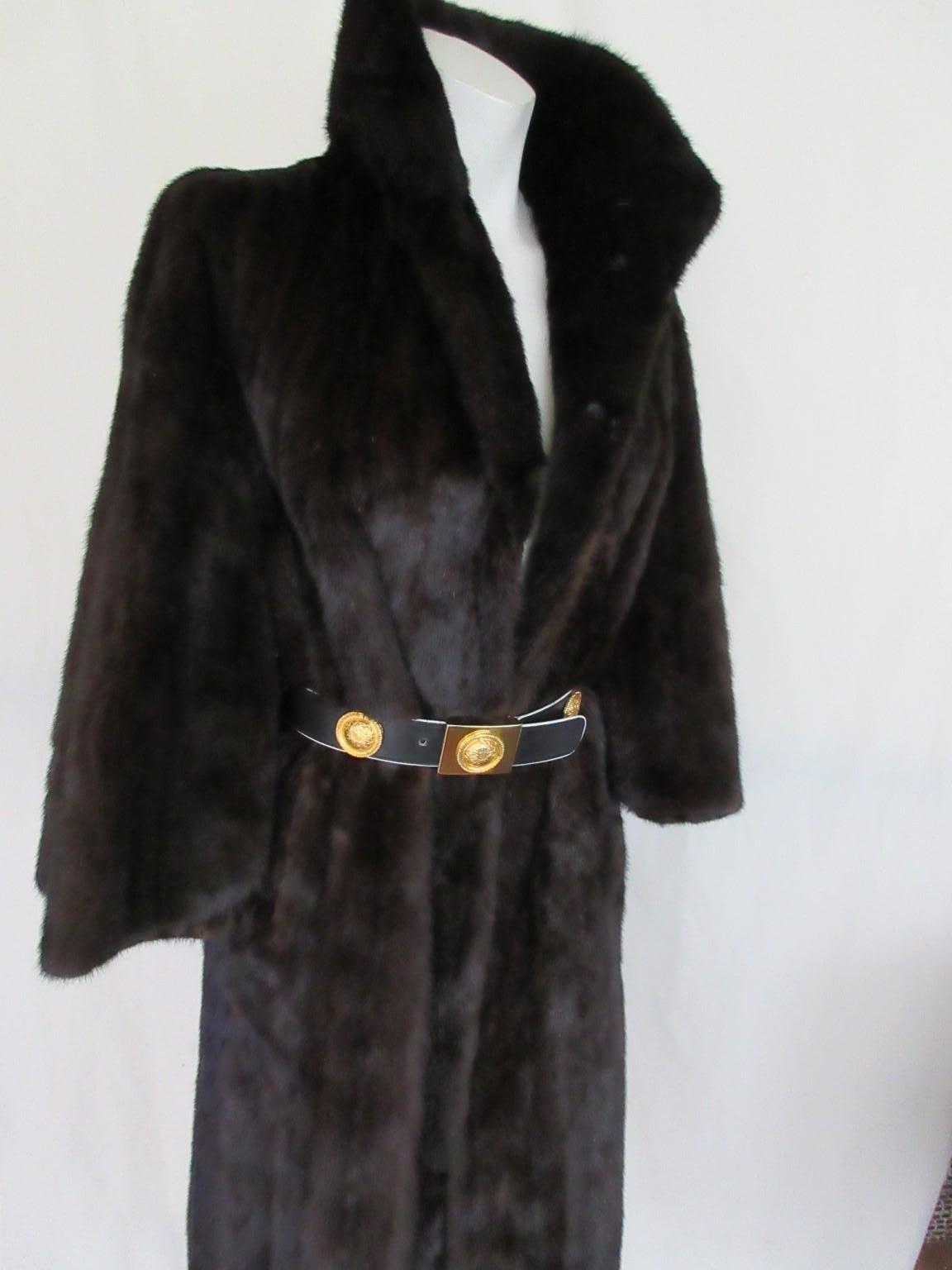 Mink Cape Style Fur Coat For Sale 5