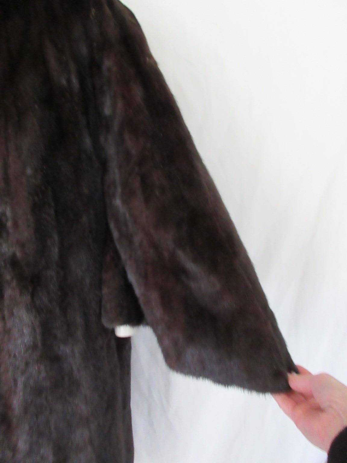 Mink Cape Style Fur Coat For Sale 3