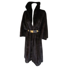 Cappotto di pelliccia in stile mantello di visone