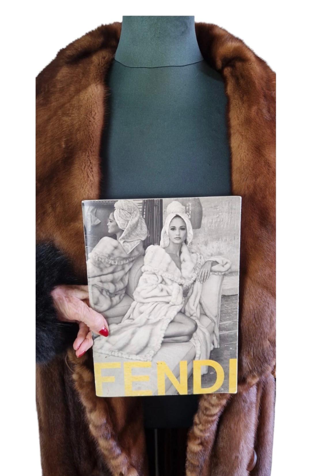 Mink fur Fendi. In Excellent Condition In Carnate, IT