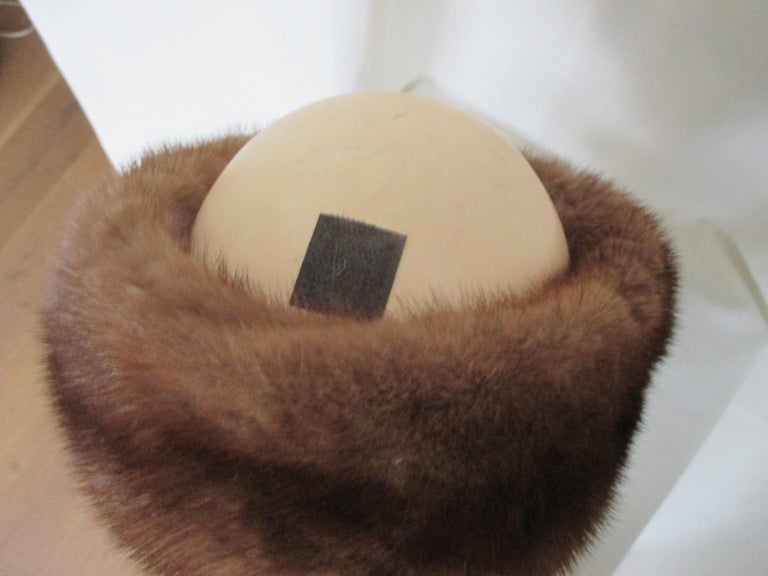 Brown Mink Fur Head Band For Sale