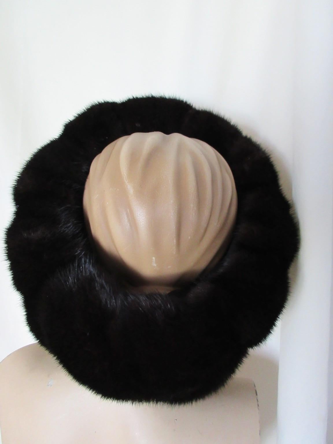 Gris Bandeau en fourrure de vison en vente