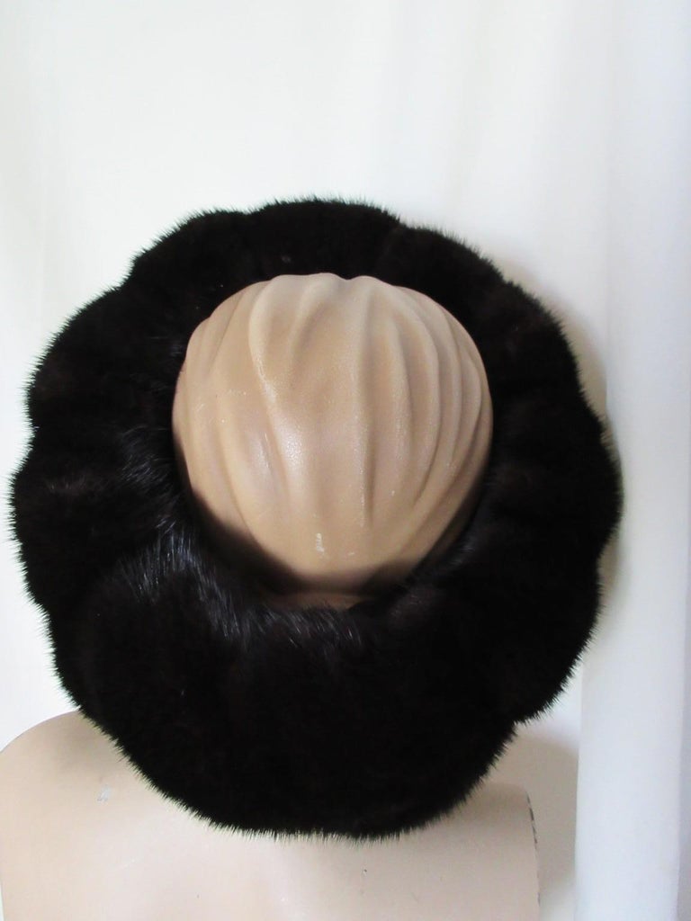 Mink Headband Brown For Sale at 1stDibs display picture 3