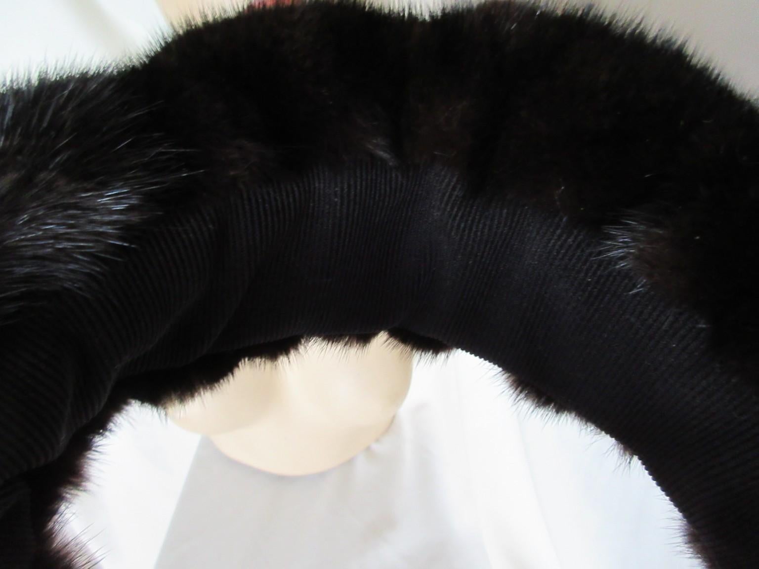 Bandeau en fourrure de vison en vente 1