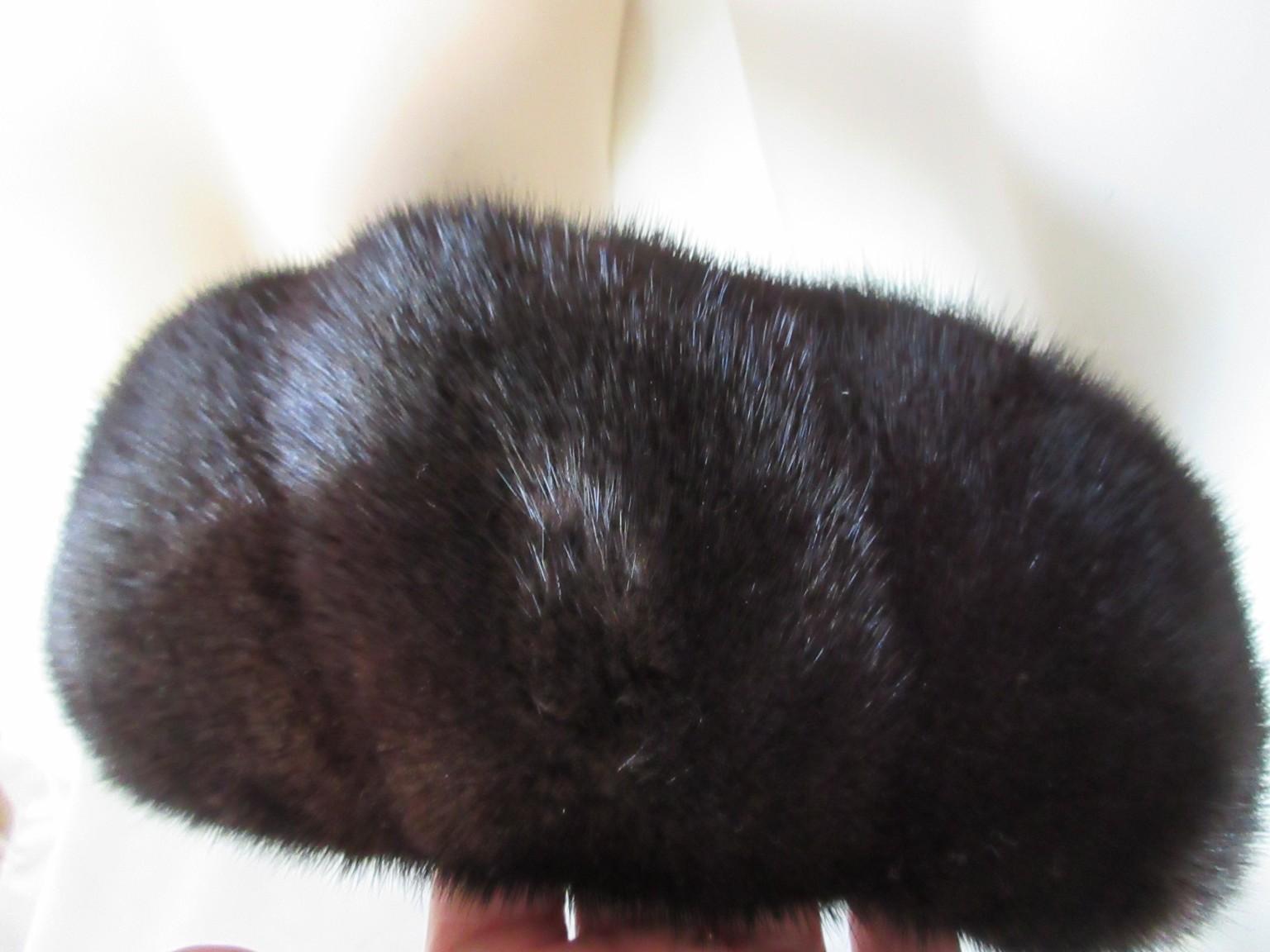 Bandeau en fourrure de vison en vente 2