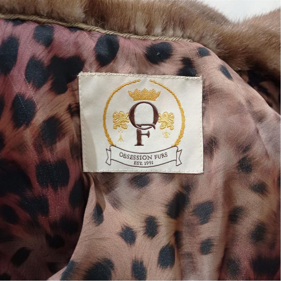 Obsession Furs Mink fur jacket size 40 In Excellent Condition For Sale In Gazzaniga (BG), IT
