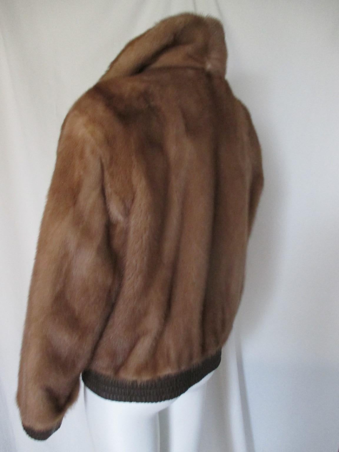 leather bomber jacket with fur