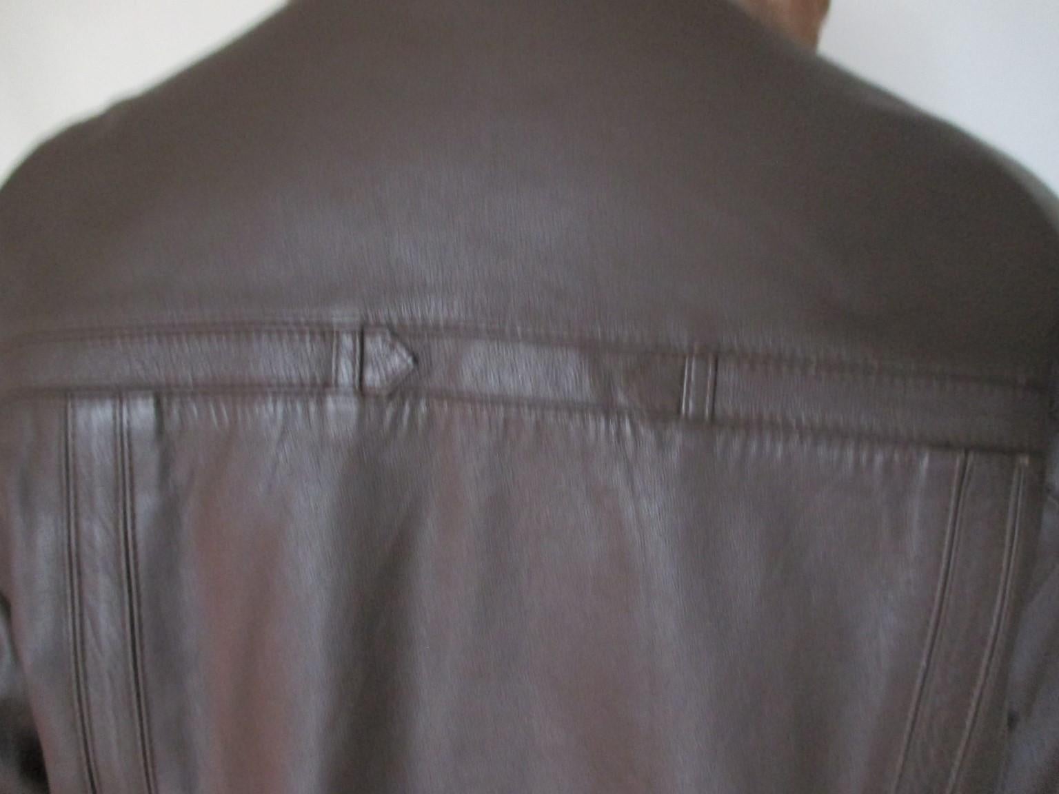 Mink Fur Leather Bomber Jacket Reversible 1