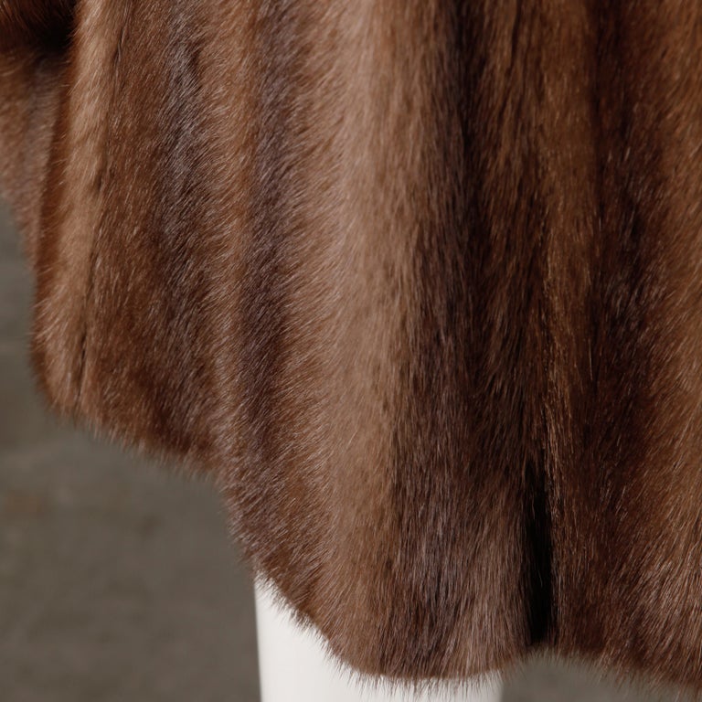 Mink + Sable Fur Coat at 1stDibs