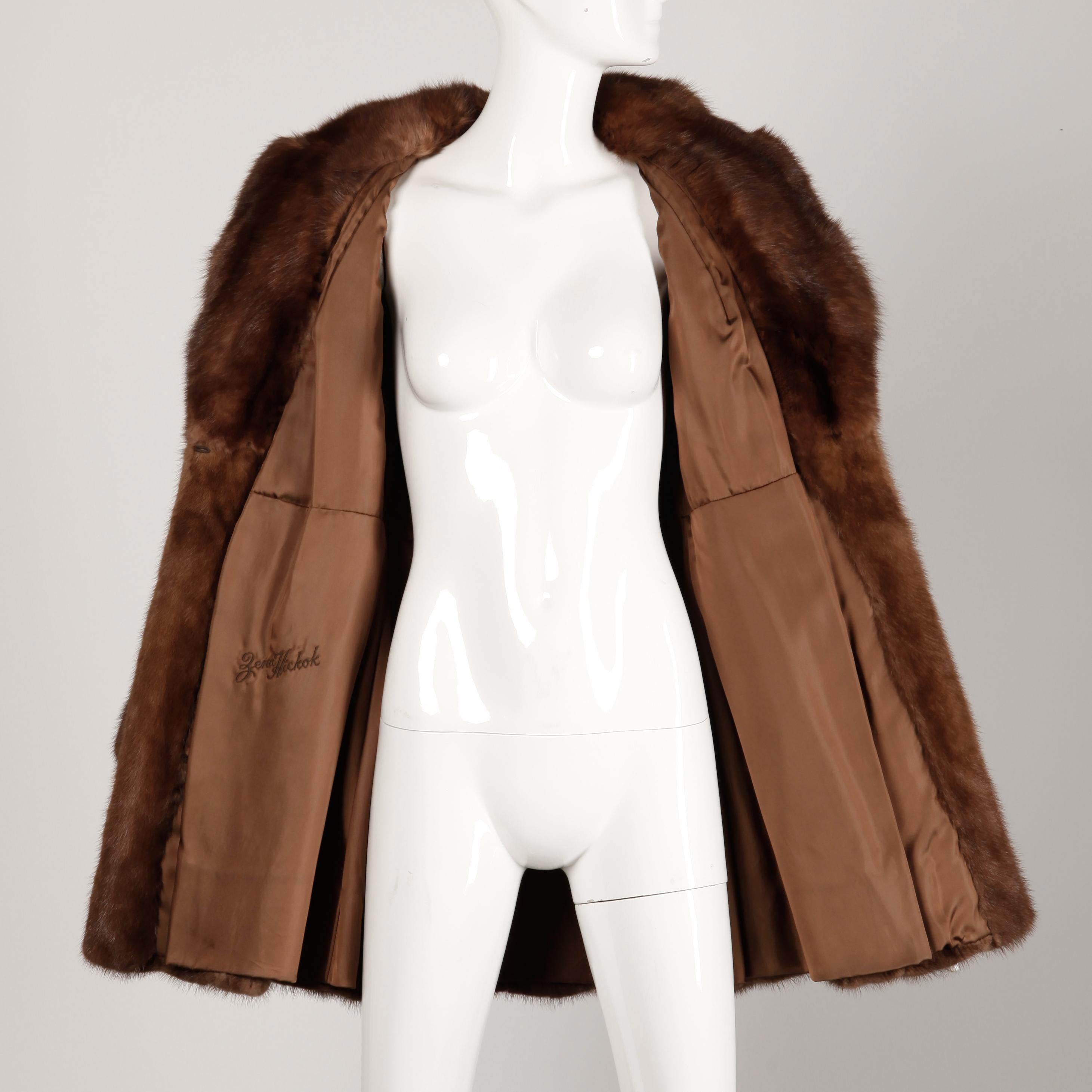 Mink + Sable Fur Coat 4