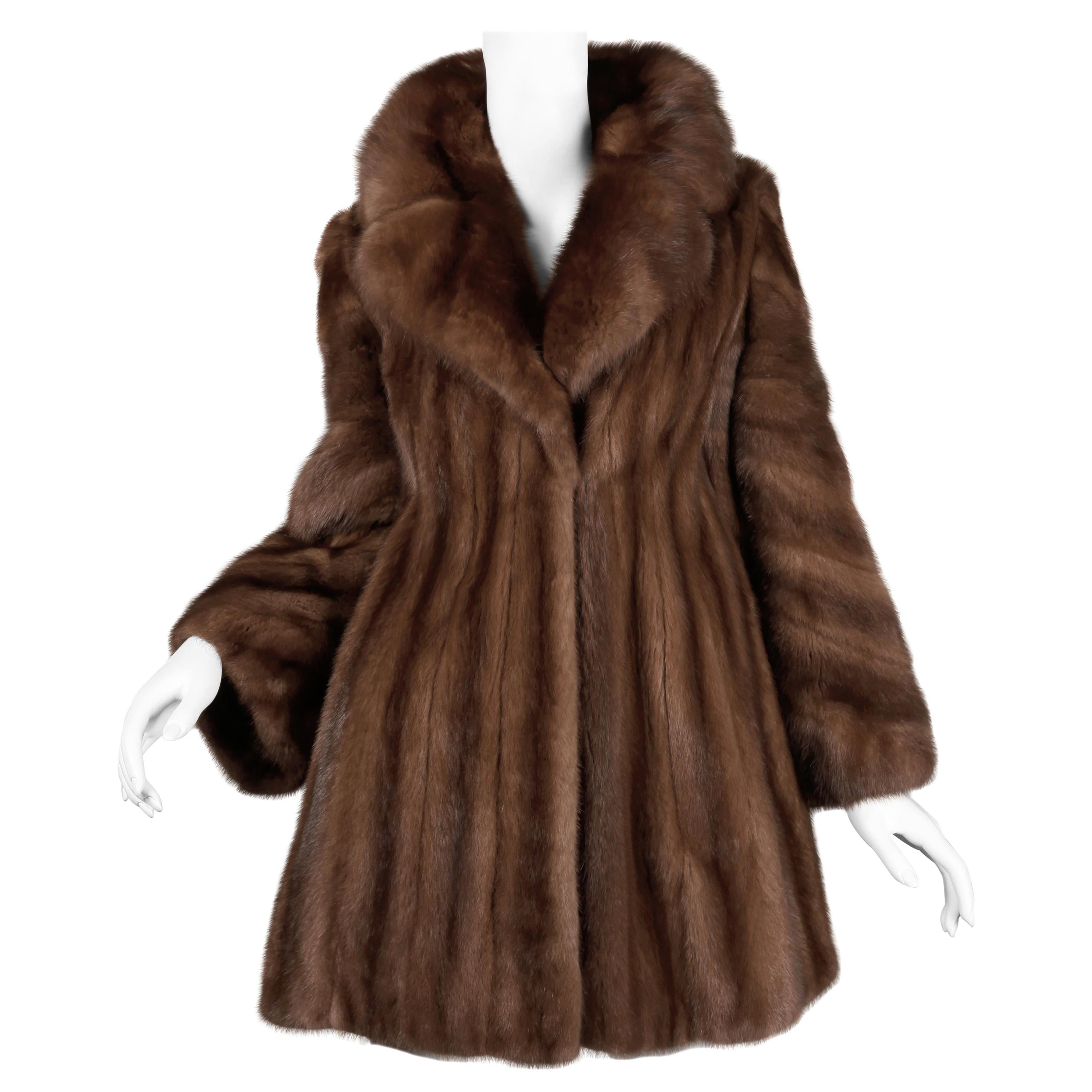 Mink + Sable Fur Coat