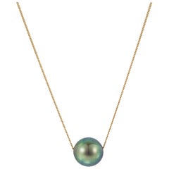 Minka Gems, Floating Tahitian Pearl Necklace 