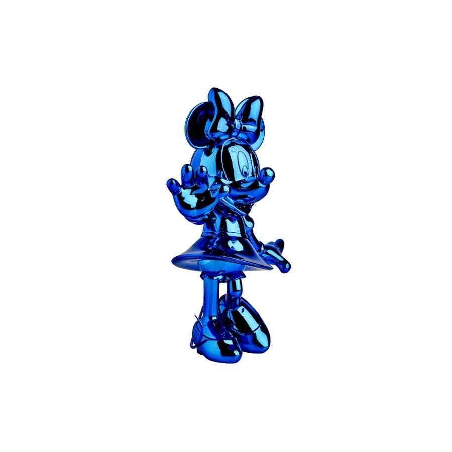 Minnie Mouse blue metallic, pop sculpture figurine
Measures: Height 30 cm (11.8