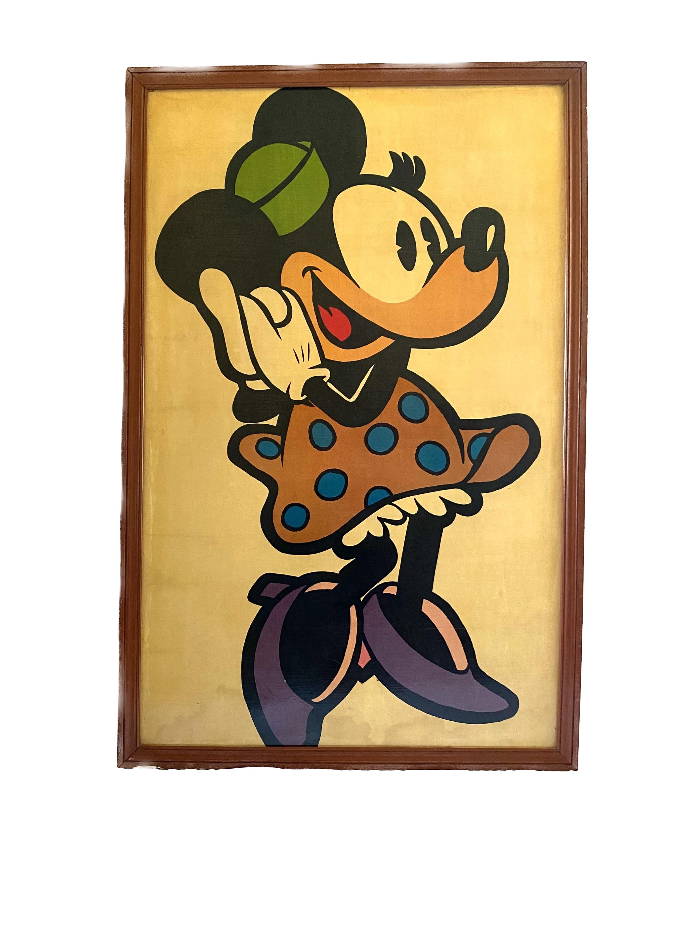Gerahmtes Minnie Mouse-Plakat, Frankreich 1960er Jahre im Angebot 7