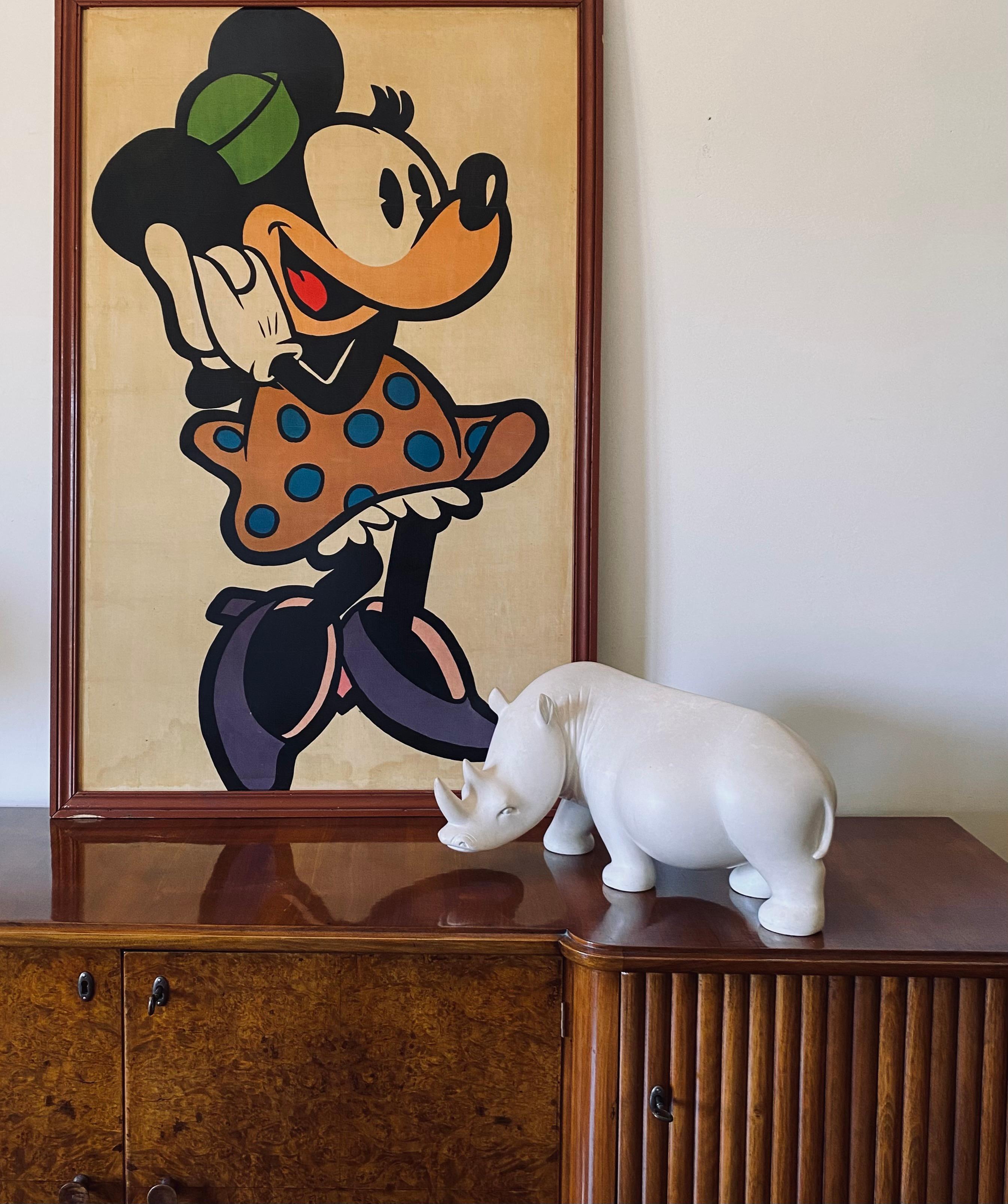 Gerahmtes Minnie Mouse-Plakat, Frankreich 1960er Jahre (Moderne der Mitte des Jahrhunderts) im Angebot